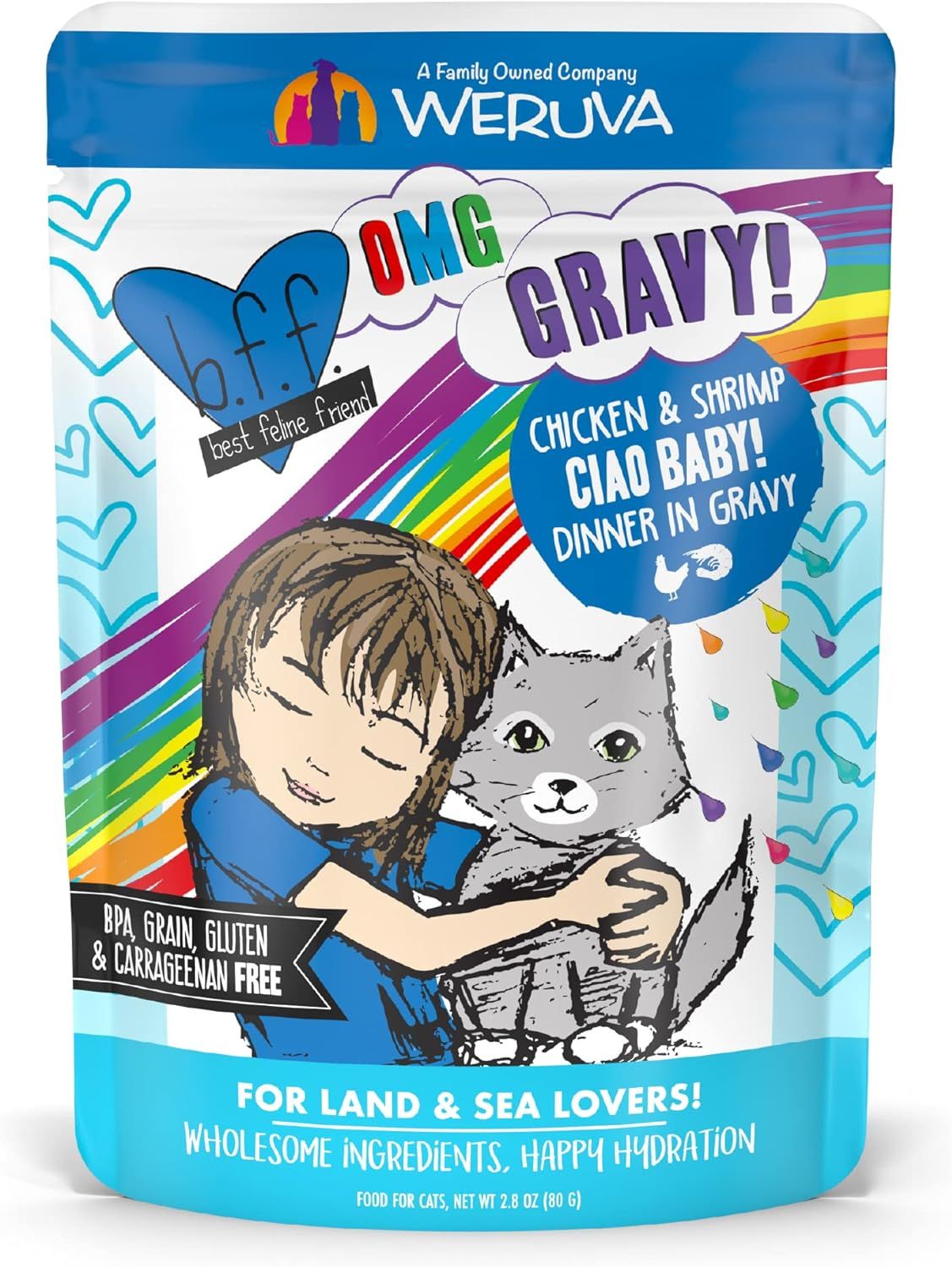 WERUVA CAT CIAO BABY 3OZ POUCH CASE