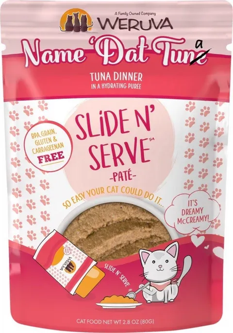 WERUVA CAT SLIDE N SERVE TUNA 5.5OZ POUCH CASE