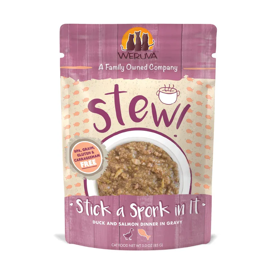 WERUVA CAT STCK A SPORK IN IT 3OZ POUCH CASE