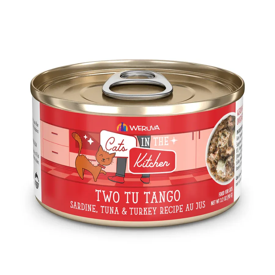 WERUVA CATS IN THE KITCHEN - TWO TU TANGO 3.2 OZ CAN