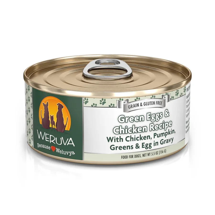 WERUVA DOG - GREEN EGGS &amp; CHICKEN 5.5OZ CAN