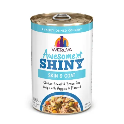 WERUVA DOG 14OZ AWESOME SHINY SKIN &amp; COAT CHICKEN