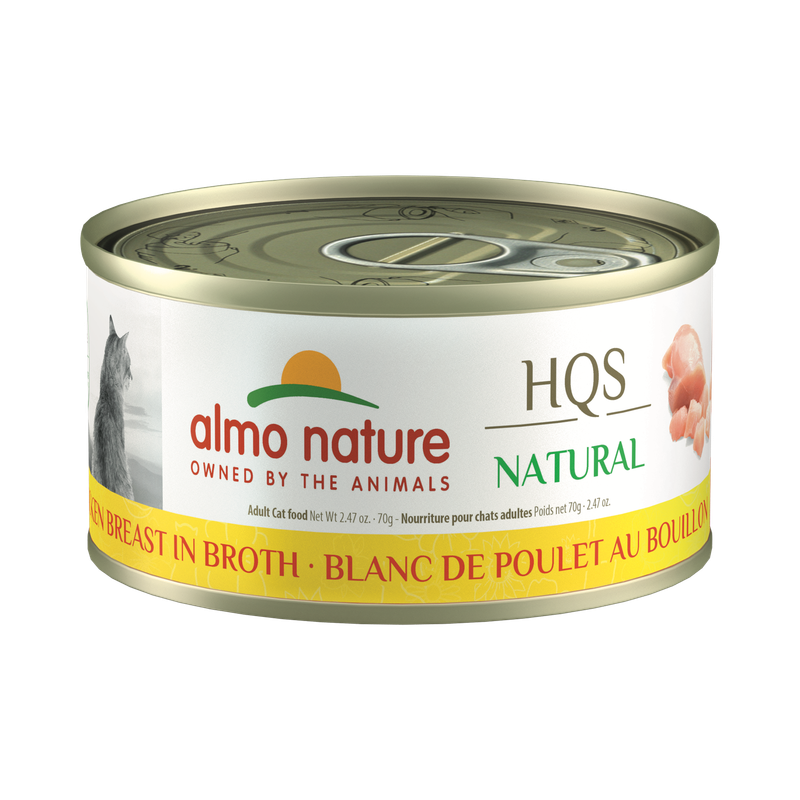 ALMO CAT 2.47OZ NATURAL CAN - CHICKEN BREAST
