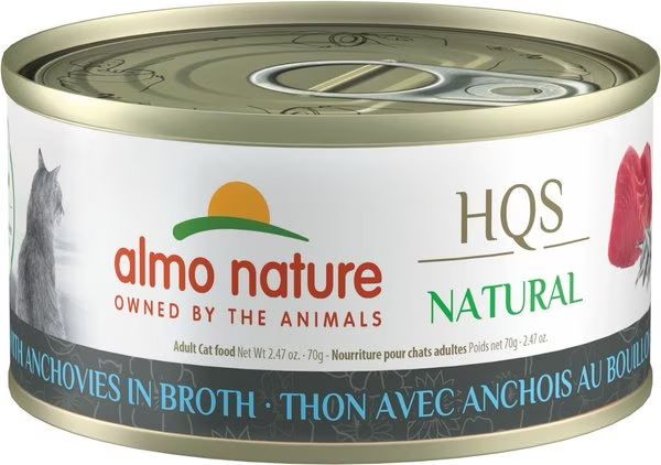 ALMO CAT 2.47OZ TUNA ANCHOVY IN BROTH