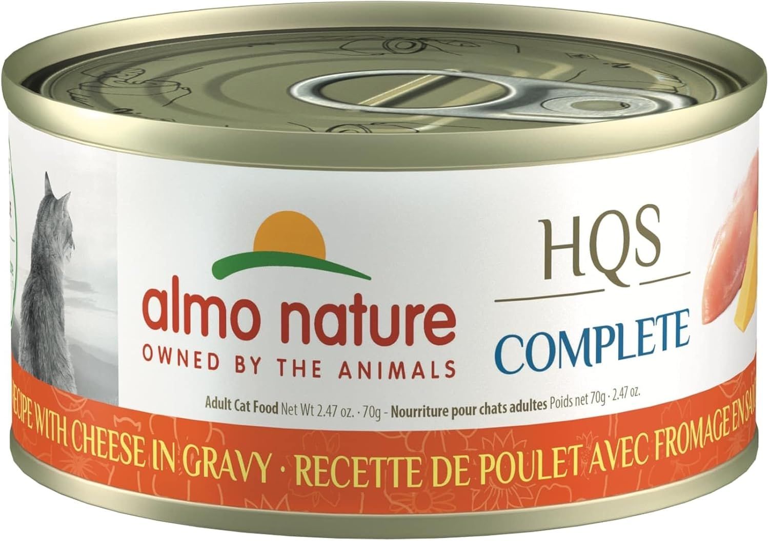 ALMO CAT CHICKEN W/ CARROTS IN GRAVY 2.47OZ CASE