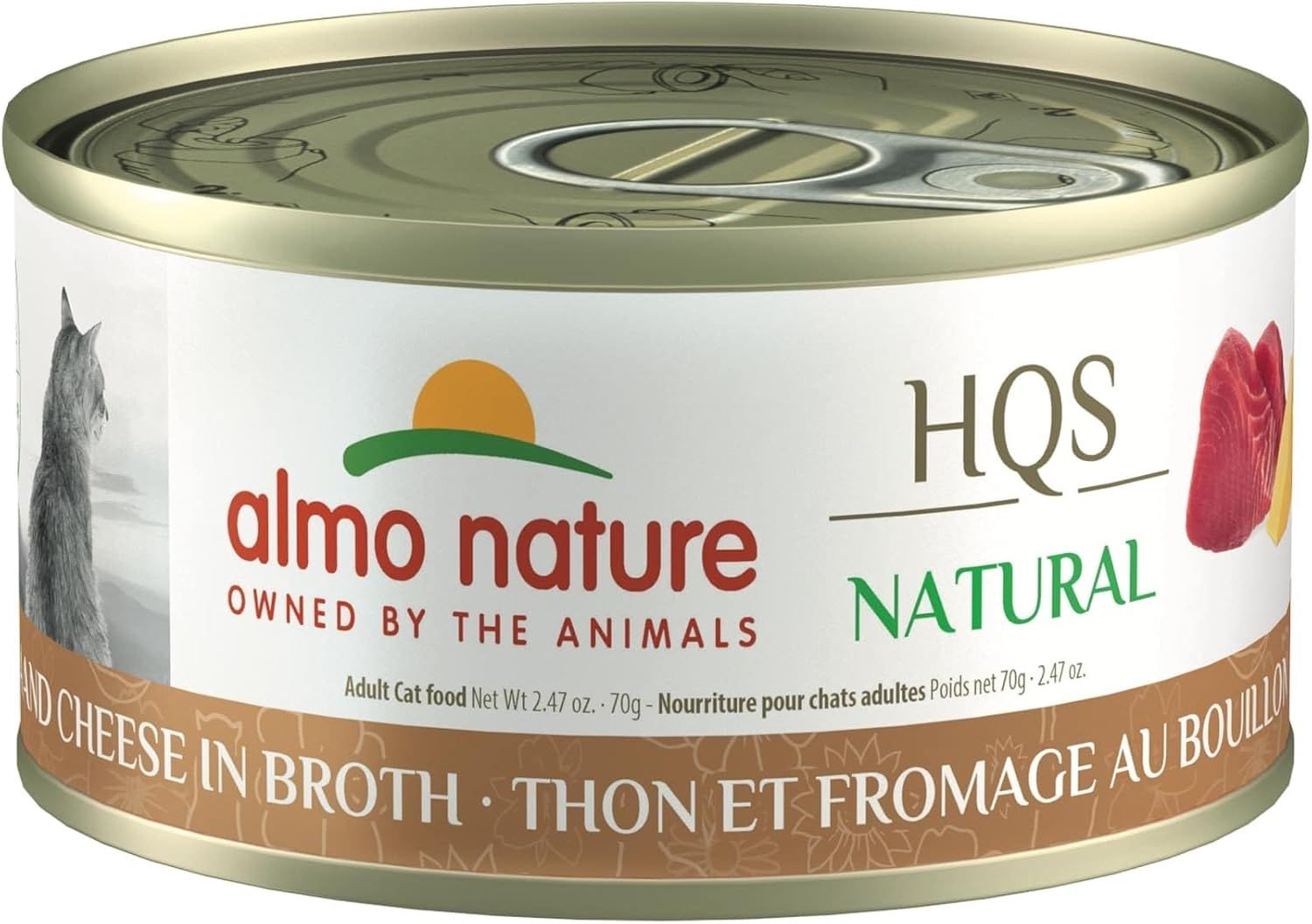ALMO CAT 2.47OZ  TUNA &amp; CHEESE CASE
