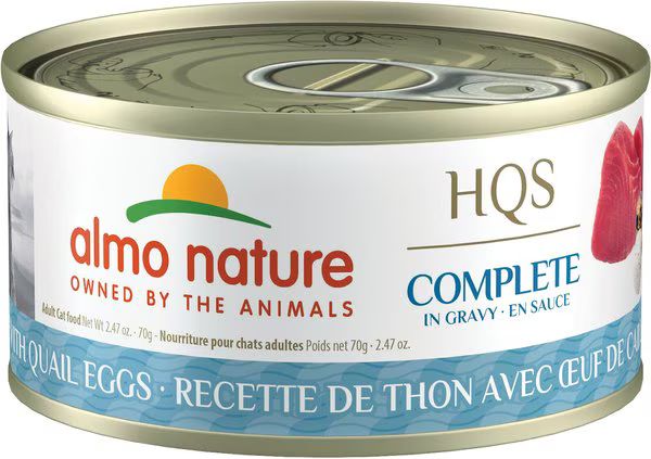 ALMO CAT TUNA W/ QUAIL EGG IN GRACY 2.47OZ CASE