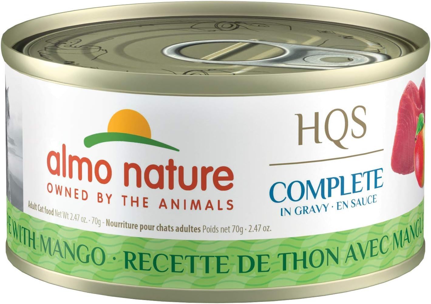 ALMO CAT TUNA W/ MANGO IN GRAVY 2.47OZ CASE