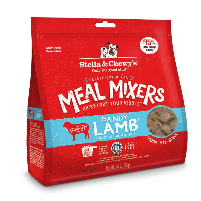 STELLA &amp; CHEWYS DOG 3.5OZ MEAL MIXERS LAMB