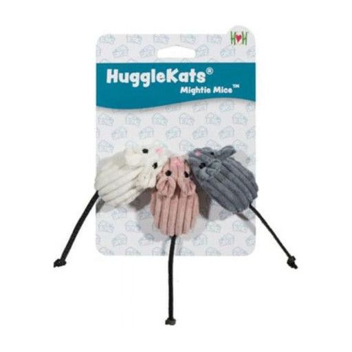 Huggle Hounds Mightie Mice Cat Toy