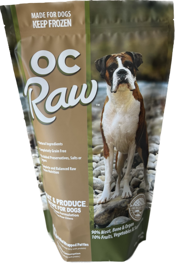 OC RAW 6# FROZEN PATTIES GOAT &amp; PRODUCE
