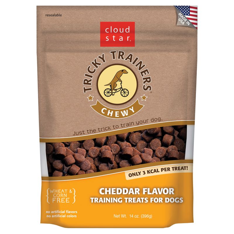 CLOUD STAR CHEWY TRICKY TRAINER CHEDDAR 14OZ