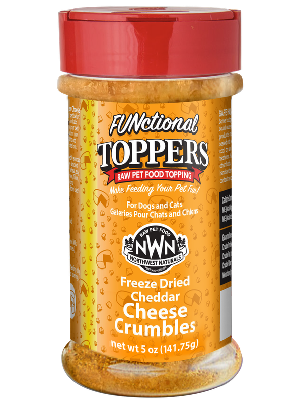 NORTHWEST NATURALS 5OZ TOPPER CHEESE CRUMBLES