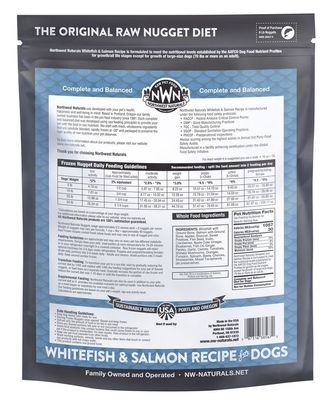 NORTHWEST NATURALS 6# WHITEFISH/SALMON NUGGETS