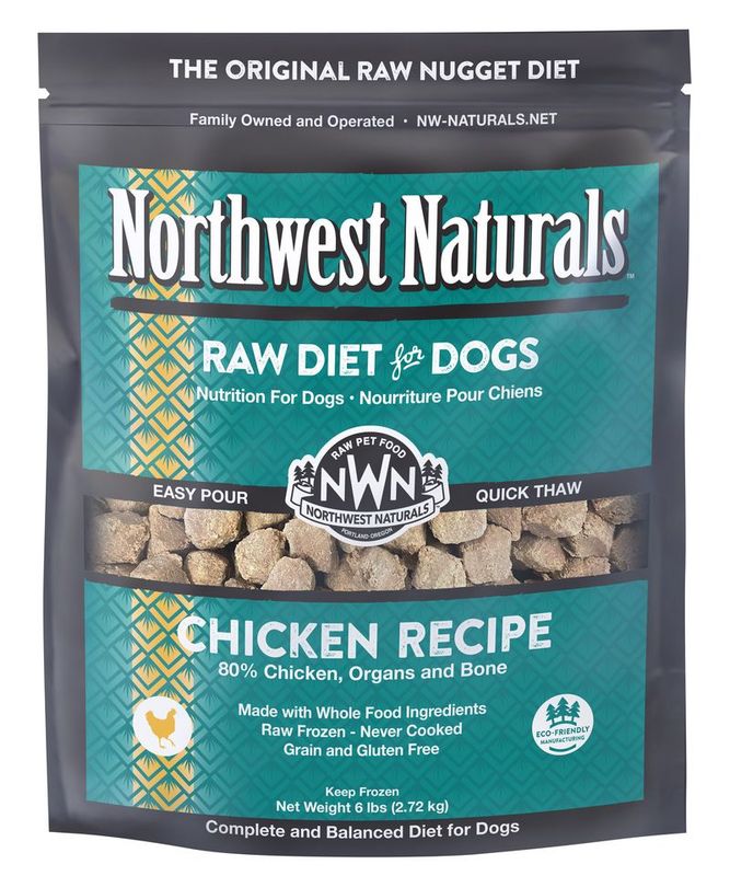 NORTHWEST NATURALS 6# FROZEN CHICKEN NUGGETS