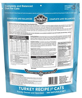 NORTHWEST NATURALS CAT 11OZ TURKEY
