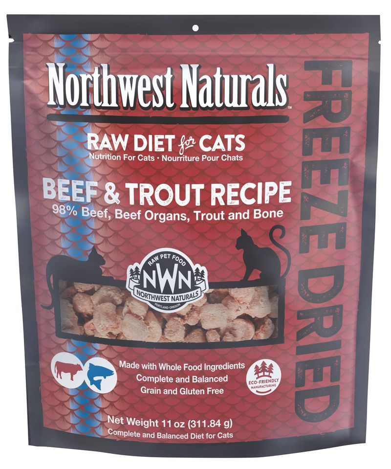 NORTHWEST NATURALS CAT 12OZ BEEF &amp; TROUT