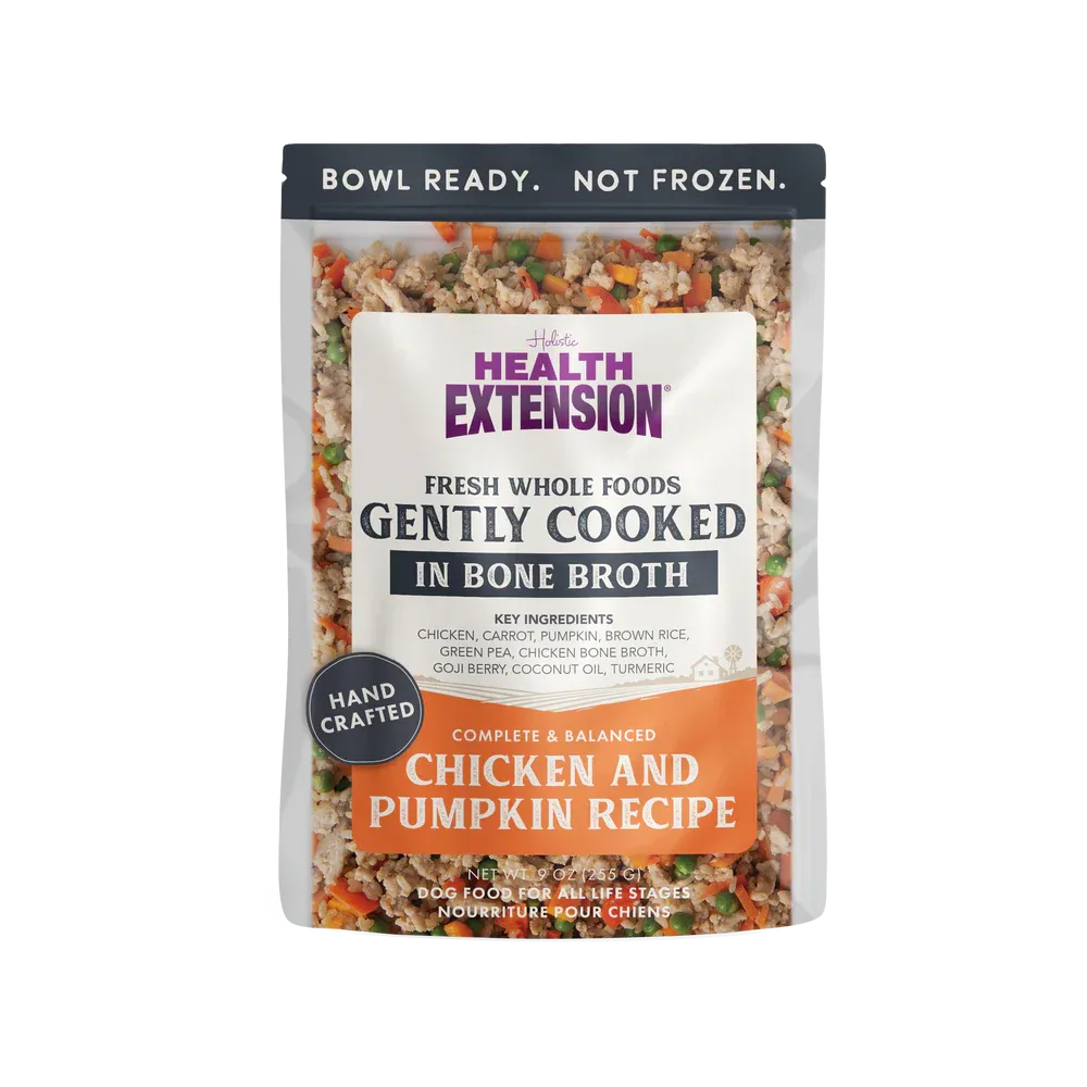 HEALTH EXTENSION 9OZ GENTLY COOKED CHICKEN &amp; PUMPKIN