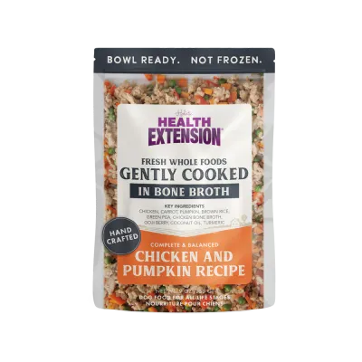 HEALTH EXTENSION 9OZ GENTLY COOKED CHICKEN &amp; PUMPKIN