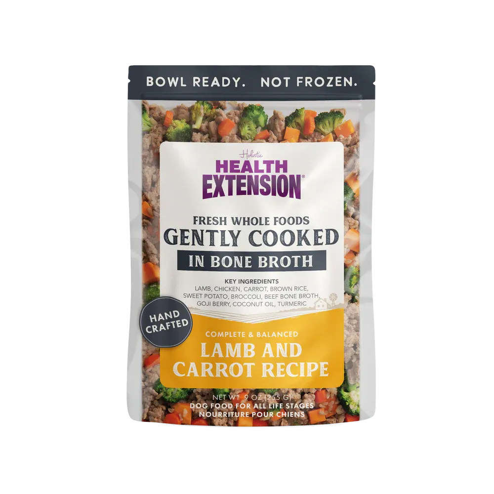 HEALTH EXTENSION 9OZ GENTLY COOKED LAMB &amp; CARROT