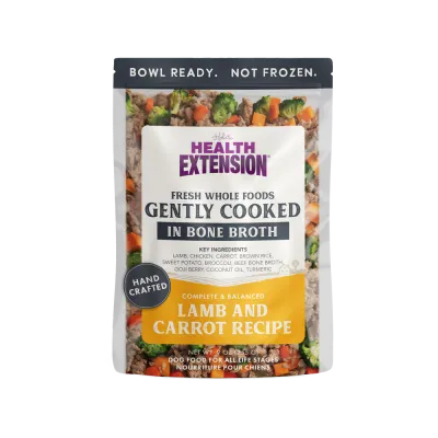 HEALTH EXTENSION 9OZ GENTLY COOKED LAMB &amp; CARROT