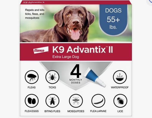 ADVANTIX II 55+LB  DOG BLUE
