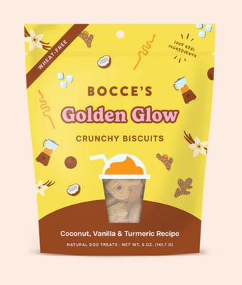 BOCCE&#39;S DOG 5OZ CRUNCHY BISCUITS GOLDEN GLOW