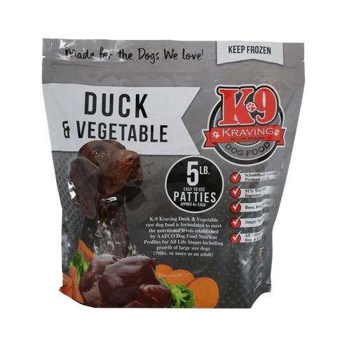 K9 KRAV 5# BAG DUCK &amp; VEG