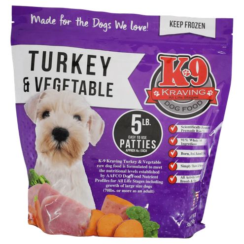 K9 KRAV 5# BAG TURKEY &amp; VEG