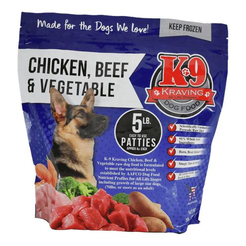 K9 KRAV 5# BAG CHICKEN &amp; BEEF