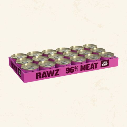 RAWZ CAT 18/3OZ TURKEY &amp; TURKY LIVER PATE CASE
