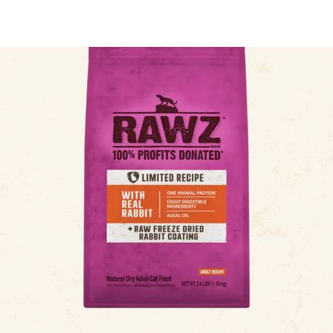 RAWZ CAT 3.5# LIMITED INGREDIENT RABBIT