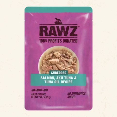 RAWZ CAT 2.46OZ SALMON, TUNA, &amp; OIL