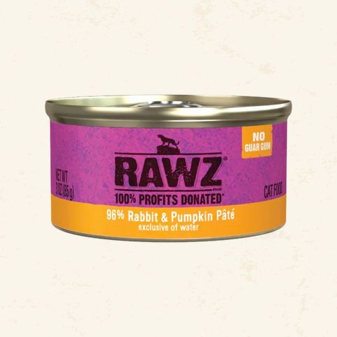 RAWZ CAT 3OZ RABBIT &amp; PUMPKIN PATE