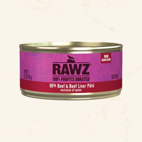 RAWZ CAT - BEEF &amp; BEEF LIVER PATE 5.5OZ