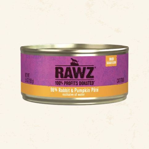 RAWZ CAT - RABBIT &amp; PUMPKIN PATE 5.5OZ