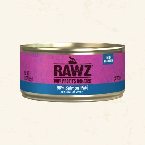 RAWZ CAT - SALMON PATE 5.5OZ CAN