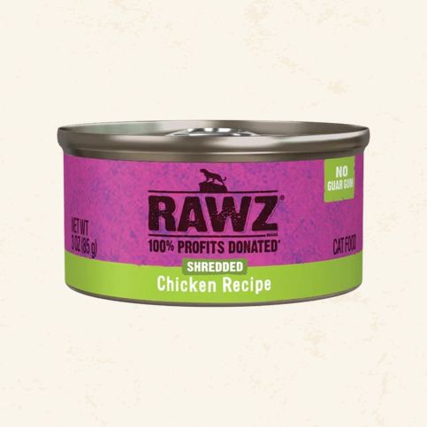 RAWZ CAT - SHREDDED CHICKEN 3OZ CAN