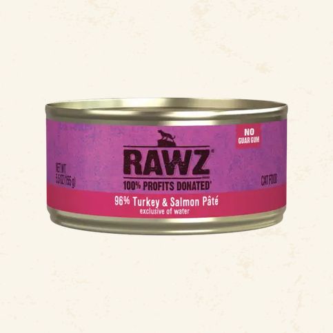 RAWZ CAT - TURKEY &amp; SALMON PATE 5.5OZ