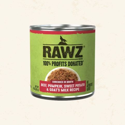 RAWZ DOG 10OZ BEEF PUMPKIN GOAT MILK