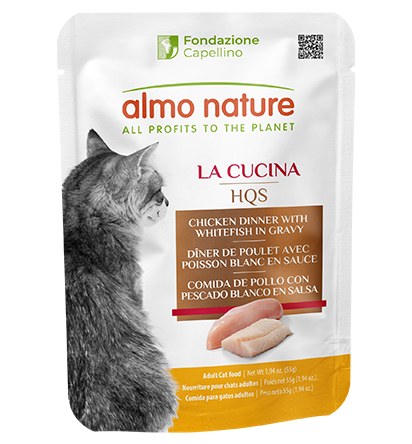 ALMO CAT 1.94OZ LA CUCINA POUCH - CHICKEN DINNER W/ WHITEFISH