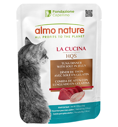 ALMO CAT 1.94OZ  LA CUCINA POUCH TUNA &amp; SOLE