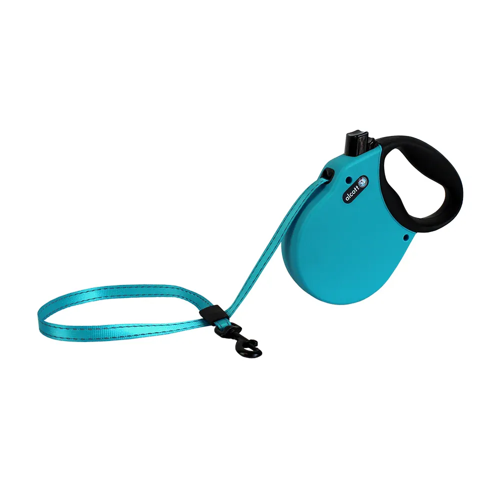 ALCOTT SMALL/MEDIUM BLUE RETRACTABLE LEASH 24&#39;