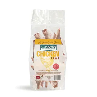 ALL PROVIDE 10CT CHICKEN PAWS