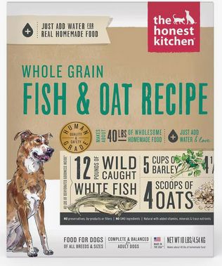 HONEST KITCHEN 10# WHOLE GRAIN FISH OATS