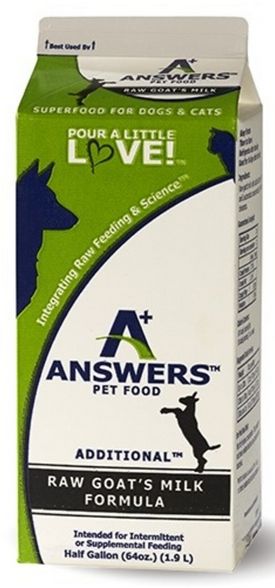 ANSWERS 1/2GAL 64OZ GOAT MILK