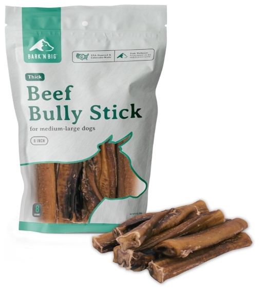 BARK N BIG 8CT 6&quot; THICK BLLY PACK
