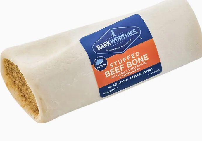 BARKWORTHIES - STUFFED SHIN - PUMPKIN , SWEET POTATO &amp; CARROT 5-6&quot;