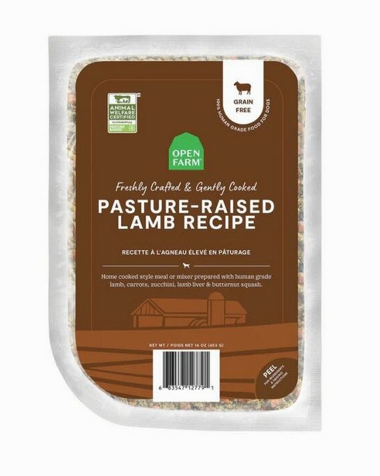 OPEN FARM DOG 16OZ GENTLY COOKED LAMB