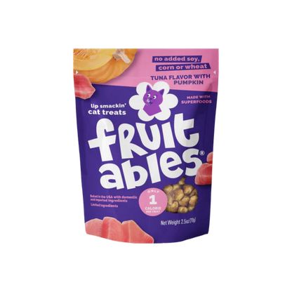 FRUITABLES 2.5OZ TUNA W/PUMPKIN CAT TREATS